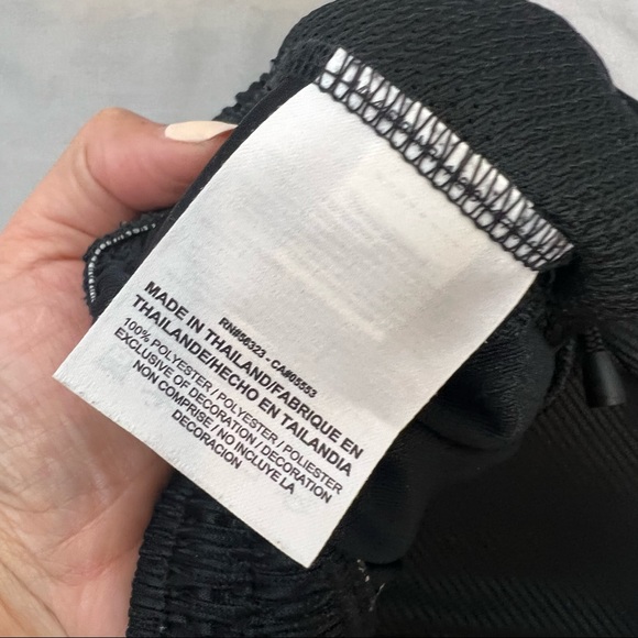 Nike Air Jordan Sri-fit black mesh stripes black basketball shorts - Picture 11 of 11